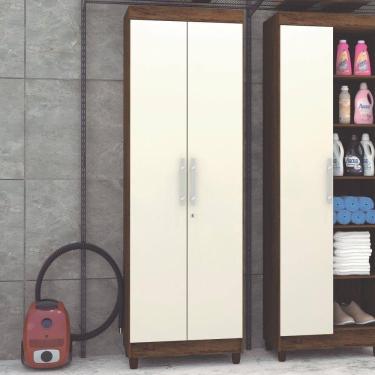 Imagem de Armário Multiuso Olívia Imbuia Champagne