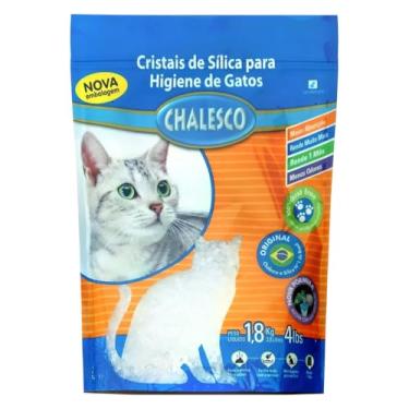 Imagem de Areia Higiênica Sílica Chalesco para Gatos 1,8 kg – Alta Absorção e Controle de Odores