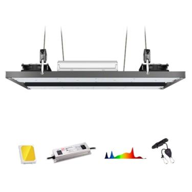 Imagem de Luz para cultivo de plantas de 480 W ajustável, luz para plantas de espectro total de 3500 K com chip de LED LM301H para crescimento e desenvolvimento de plantas e flores