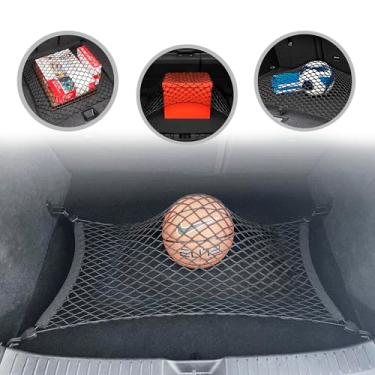 Imagem de Rede de carga de malha elástica para porta-malas automotivo estilo piso para Mazda CX-30 2020-2022 - Organizadores e armazenamento de porta-malas premium - Rede de bagagem para crossover - Melhor organizador de carro para Mazda CX30