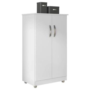 Imagem de Armário Multiuso Organizador Isabelly 2 Portas Branco - Pallazio