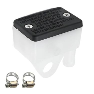 Imagem de Aynaxcol 43511-HA2-016 Copo de óleo de motocicleta, cilindro mestre de freio traseiro, reservatório de fluido de reposição para Honda ATC200 250 350 TRX250R Fourtrax TRX250X Fourtrax TRX300EX Sportrax