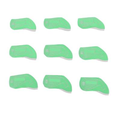 Imagem de Conjunto de Mangas Protetoras de Cabeça de Ferro de Clube, Capas à Prova de Poeira Com Absorção de Choque e Texturas Antiderrapantes para a Maioria Dos Ferros