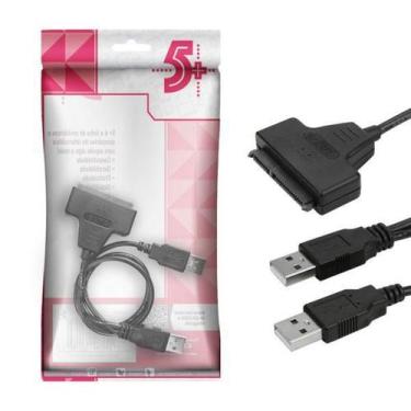 Imagem de Cabo Sata Para 2 Usb 2.0 A Macho Chipsce 40 Cm Preto, Usb, Preto