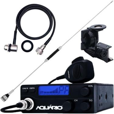 Imagem de Rádio Móvel Px 40 Canais Homologado Rp40 Antena Bobinada 67cm Cabo Coa