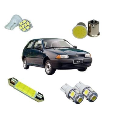 Imagem de Kit Lampadas De Led Completo Gol Bola Bolinha G2 Luz Super Branca Ping