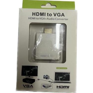 Imagem de Conversor Hdmi Para Vga Branco Na Caixa - Fu Xing