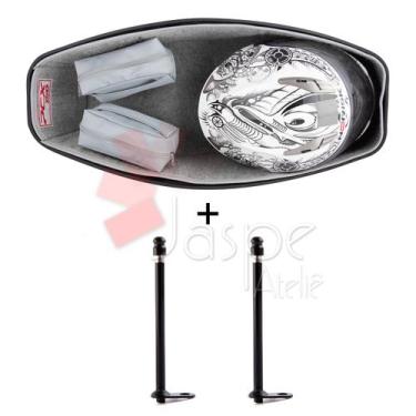 Imagem de Forração Pcx 150 Forro Premium Baú 19 20 Cinza + 2 Antena - Jaspe Atel