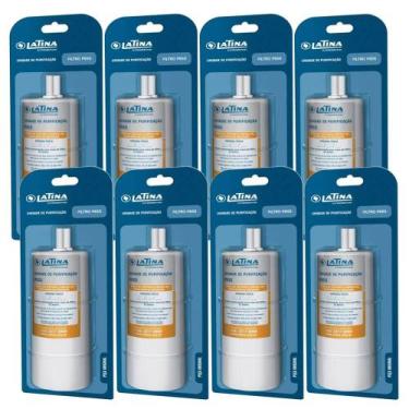 Imagem de Kit 8 unidades Refil Filtro Original Purificador Latina P655