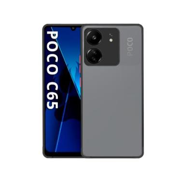 Imagem de Capa Capinha Case Translúcida Preta Fosca para Poco C65 - (C7COMPANY)