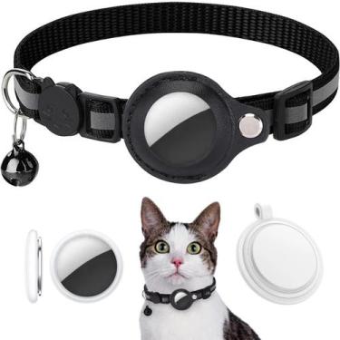 Imagem de Kit Coleira para Gato com Smart Tag Rastreador Localizador compatível 