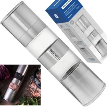 Imagem de Moedor Triturador Sal Grosso Pimenta Inox Duplo 61655000 Tramontina em