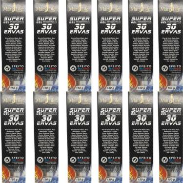 Imagem de Super Gel Desodorante Massageador Mary Life 30 Ervas Bisnaga 150g Kit 