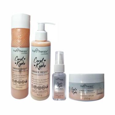 Imagem de Kit Cresce Resist Carol Kyoko (Sh+Masc.+Leave-in+Óleo) - Left