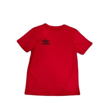Imagem de Camisa Juvenil Umbro Our Game Basic - Vermelho+Preto, 10