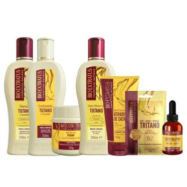 Imagem de Kit Tutano 7 itens 1 Shamp 1 Cond 1 Banho 1 Creme 250ml 1 Biottano 150