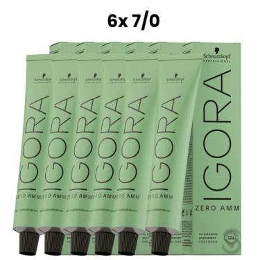 Imagem de Igora Zero Amm 6x7/0 Louro Médio 60 ml - Schwarzkopf, UNICA
