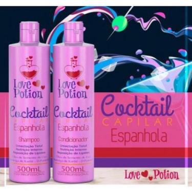 Imagem de Kit home care espanhola nutrição - shampoo + condicionador 500ml love 