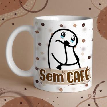 Imagem de Caneca de Café e Chá de Cerâmica Personalizada Sublimação 325ml Sem Ca