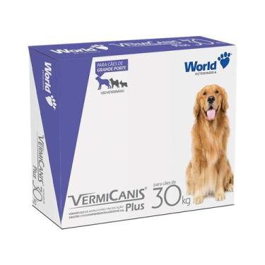 Imagem de Vermífugo VermiCanis Plus World 2,4g para Cães de 30kg