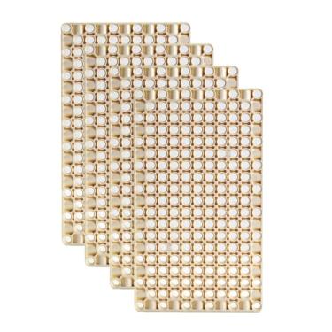 Imagem de SSHLKBB Technical Panel 19x11 Classic Building Base Plates for Building Bricks Compatible with Major Brands Technical Parts White （4pcs）