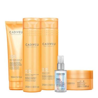 Imagem de Kit Cadiveu Professional Nutri Glow Home Care Total e Final Style Oil 