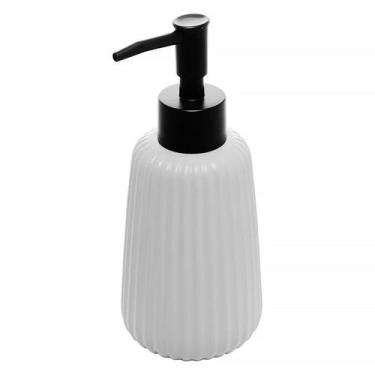 Imagem de Porta Sabonete Líquido de Cerâmica Granilite Balloon Branco 270ml 1797