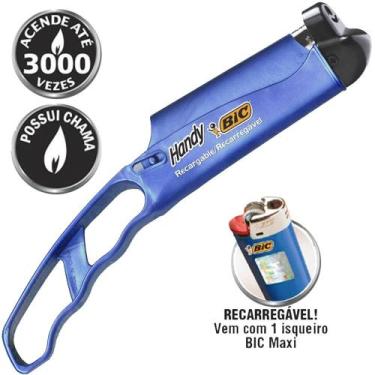 Imagem de Isqueiro Acendedor de fogão Handy Bic, Acendedor Recarregável Bic Hand