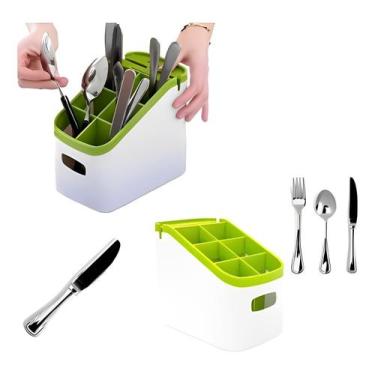 Imagem de Organizador Amolador De Facas Porta Talheres Garfo Colher - ZEM