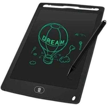 Imagem de Lousa Mágica Tablet LCD Grande 10''  25cm Com Caneta - Kapbom