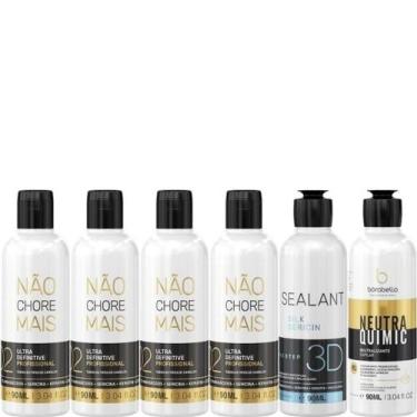 Imagem de Borabella Não Chore 4x90ml + Selagem + NeutraQuimic 2x90ml