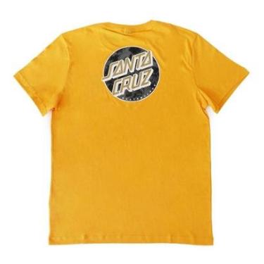 Imagem de Camiseta Santa Cruz Wash Dot - Amarelo-Masculino