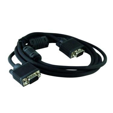 Imagem de Cabo Para Monitor Vga Sem Blister Hd15m X Hd15m 1,50 Metros Preto Com Filtro