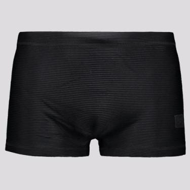 Imagem de Sunga Speedo Boxer Canelada Preta, M