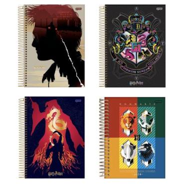 Imagem de Caderno Harry Potter Espiral Médio College 96 Fls Foroni - Jandaia