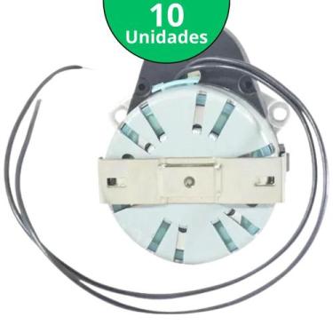 Imagem de Kit 10 Micro Motores Redutor Acoplado Refresqueiras 220 - AZ135