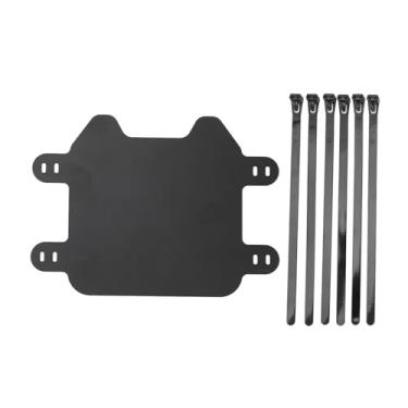 Imagem de Placa de Matrícula Dianteira da Motocicleta Preto Fosco ABS Resistente Longa Vida útil para Bicicleta Elétrica