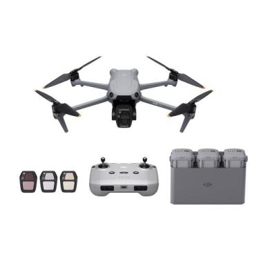 Imagem de Drone DJI Air 3S Fly More Combo (Sem tela) BR - DJI055, Cinza