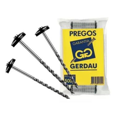 Imagem de Prego Telheiro Galvanizado Gerdau 18x36 500g