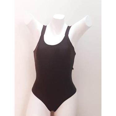 Imagem de Maiô Com Bojo Regata Floral Feminino Poliamida Forrado G - Bela Brasil