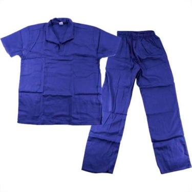 Imagem de Uniforme M/C Cj.Brim Koch.Azul.Exg - KOCH UNIFORMES