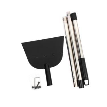 Imagem de Generic Ferramenta de remoção de esterco agrícola e ferramenta de jardinagem portátil para serviço pesado para o jardim da entrada de automóveis ao ar livre, Prata