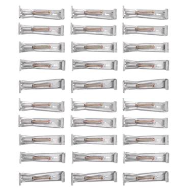 Imagem de Cabides de Calha de Parafuso Rápido de 5 Polegadas, Ganchos de Suporte de Calha de Chuva Ocultos de Alumínio para Calhas de Chuva Flacidez Com Parafuso Pré-montado