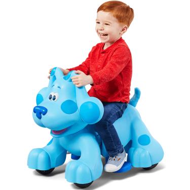 Imagem de Cachorro Eletrico Rideamals Pistas de Blue e Você 6V Blue Azul