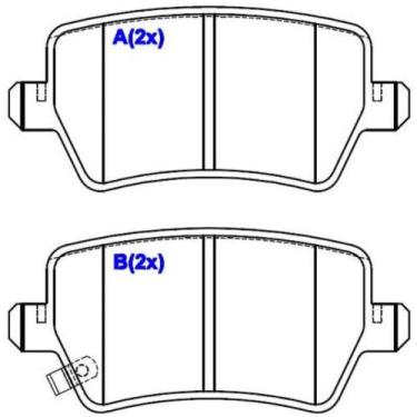 Imagem de Pastilha de Freio Traseiro Chery Tiggo 5X 2018 a SYL 1674