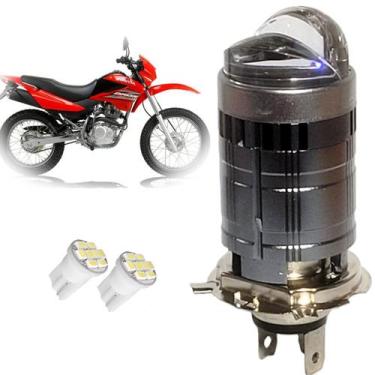 Imagem de Lâmpada de Led H4 Farol Alto e Baixo Stallion ST- M01F Moto Nxr Bros E