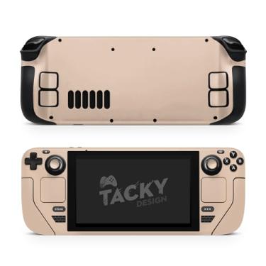 Imagem de TACKY DESIGN Película de cor sólida compatível com Steam Deck Skin LCD e compatível com Steam Deck OLED Skin, decalque de vinil premium fosco minimalista 3M, capa completa elegante (creme vintage)