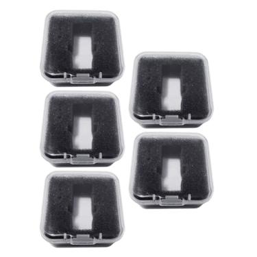 Imagem de QERPON 5/10 pçs capa de fono capa headshell cartucho protetor transparente toca-discos toca-discos Styluses suporte armazenamento fonógrafo