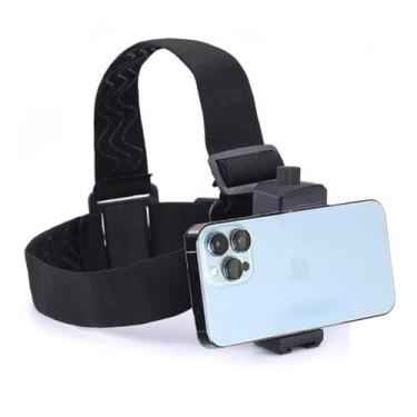 Imagem de Suporte De Cabeça P/ Celular E Câmera Peitoral Gopro Phone - DACAR