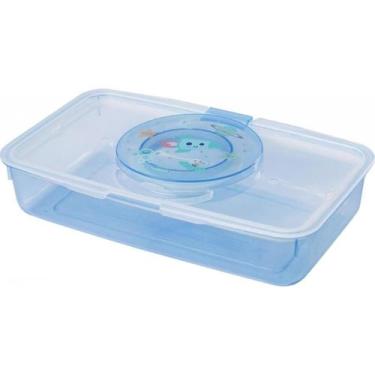 Imagem de Porta Lenço Umedecido Portátil Com Borracha De Vedação - PLASUTIL, Ast